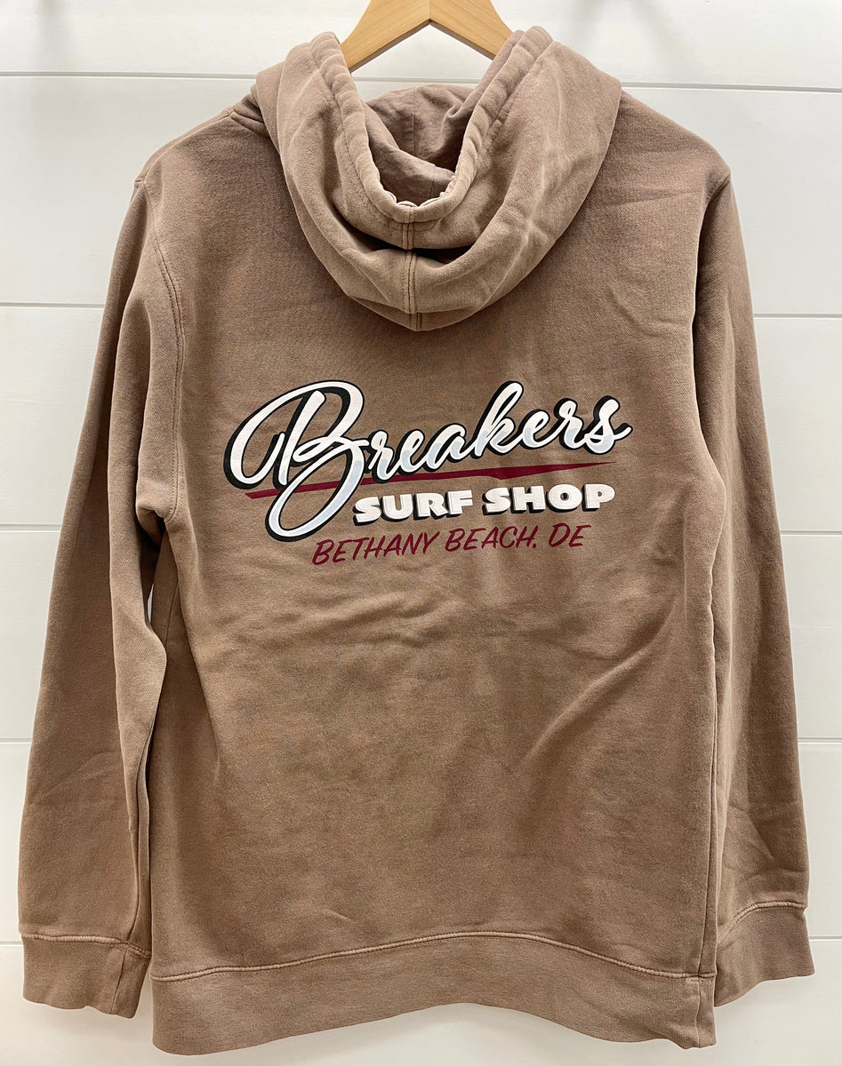 Vintage Sign Hoodie Breakers Surf Shop