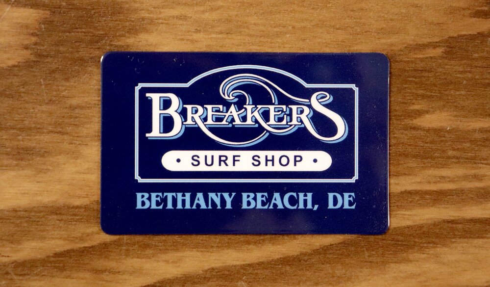 Breakers Gift Card