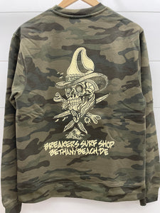 Skull Cowboy Crewneck Sweatshirt